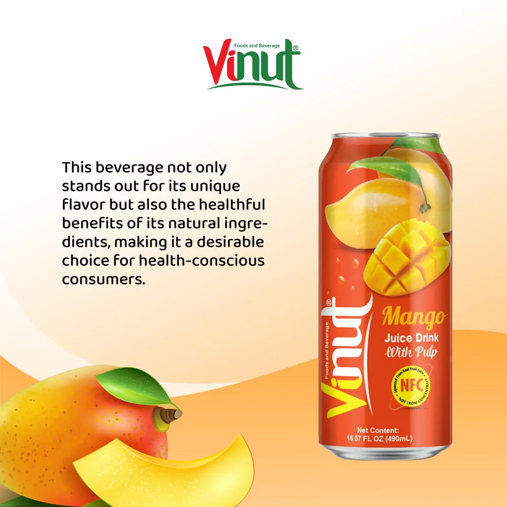 Mango Juice with Pulp 490ml 03