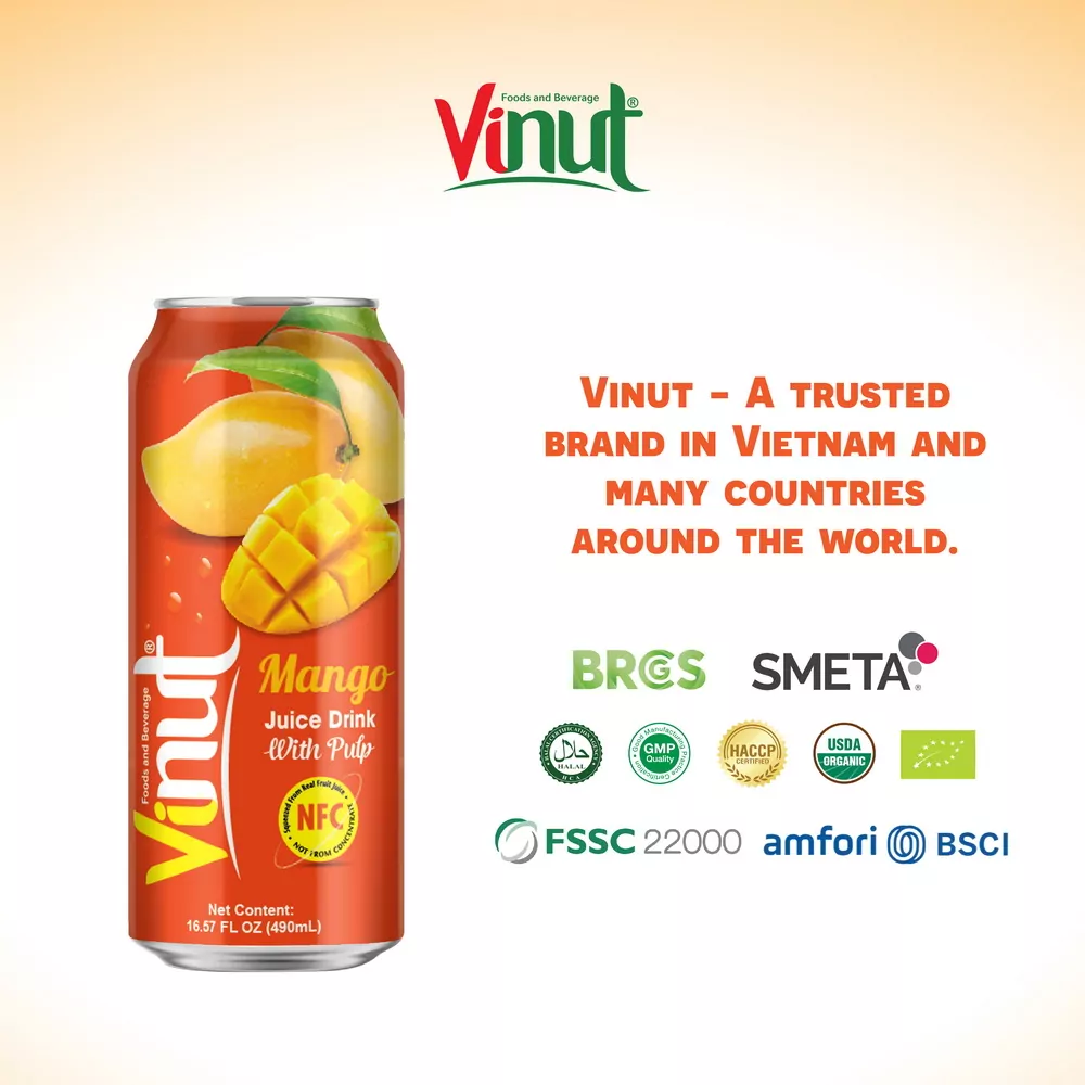 Mango Juice with Pulp 490ml 04