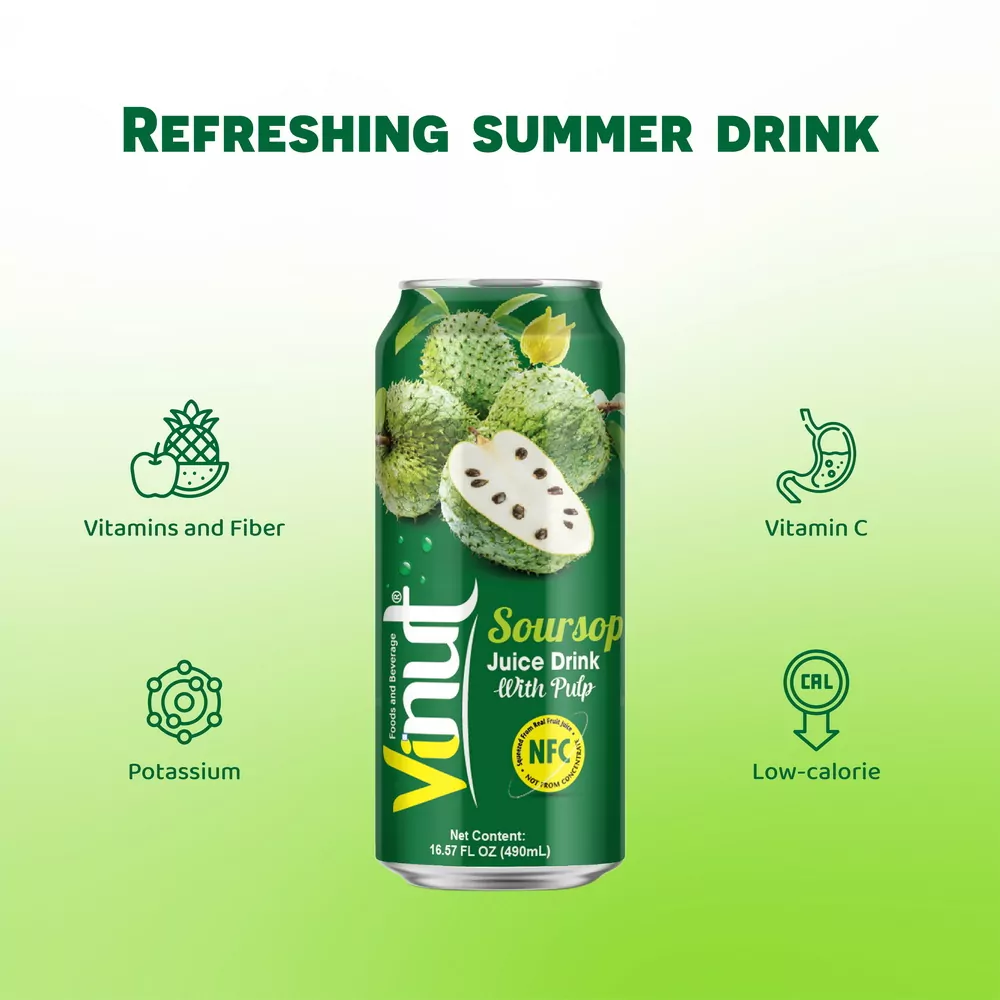 Soursop Juice with Pulp 490ml 02