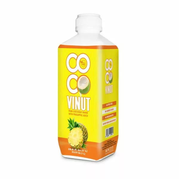 33.8 fl oz Vinut Coconut water with Pineapple juice