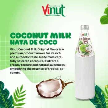 490ml Vinut Bottle Coconut milk Original with Nata de coco