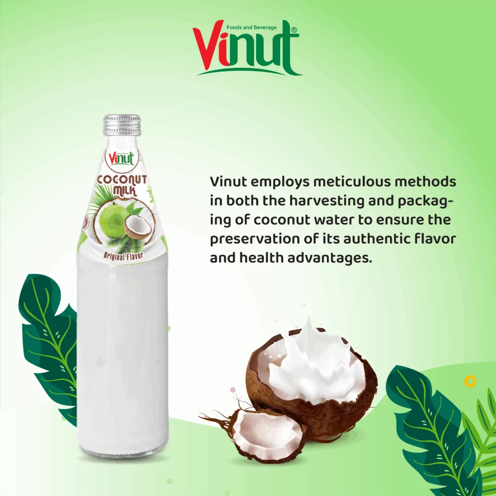 490ml Vinut Bottle Coconut milk Original with Nata de coco