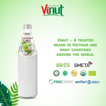 490ml Vinut Bottle Coconut milk Original with Nata de coco