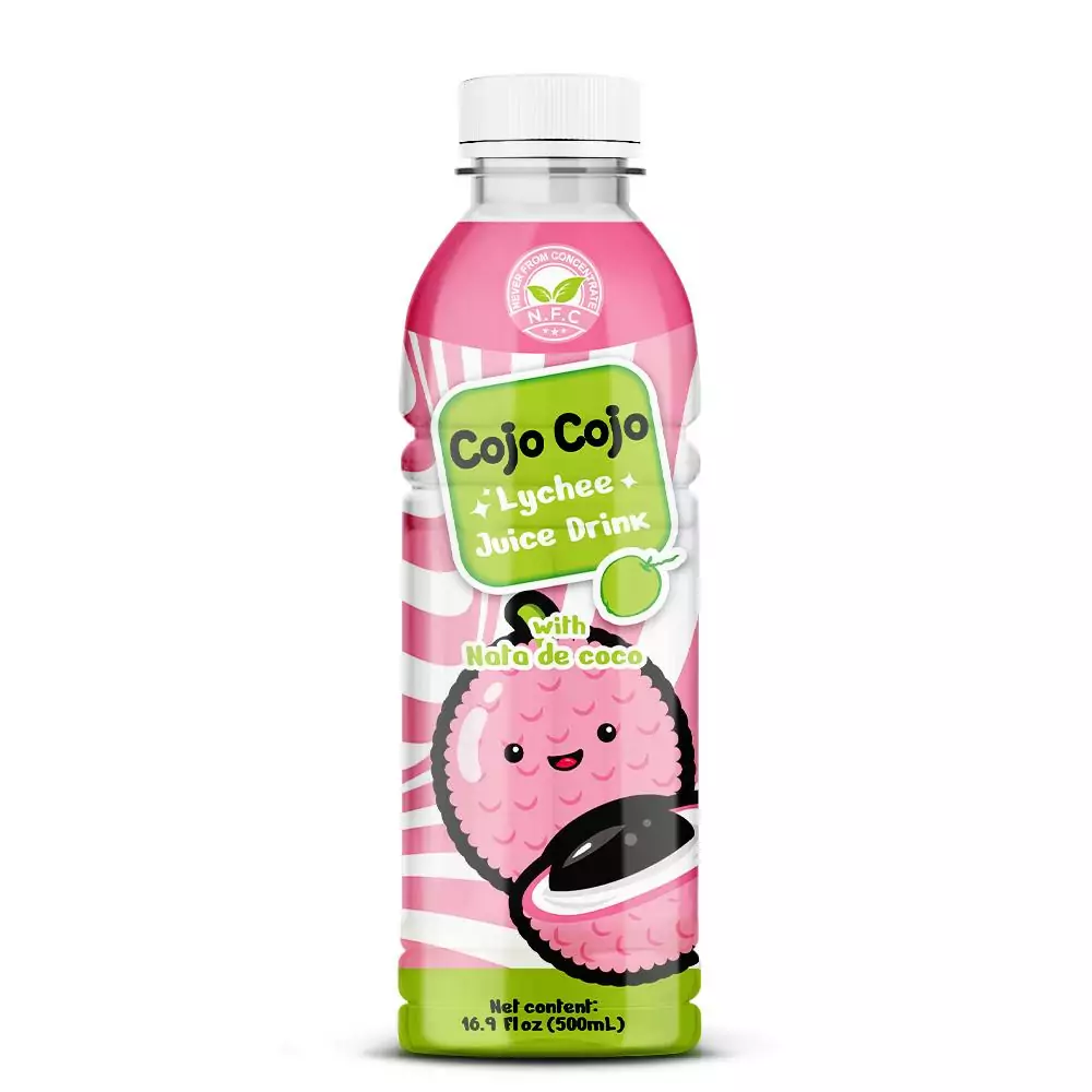 16.9 fl oz Cojo Cojo Lychee Juice drink with Nata de coco