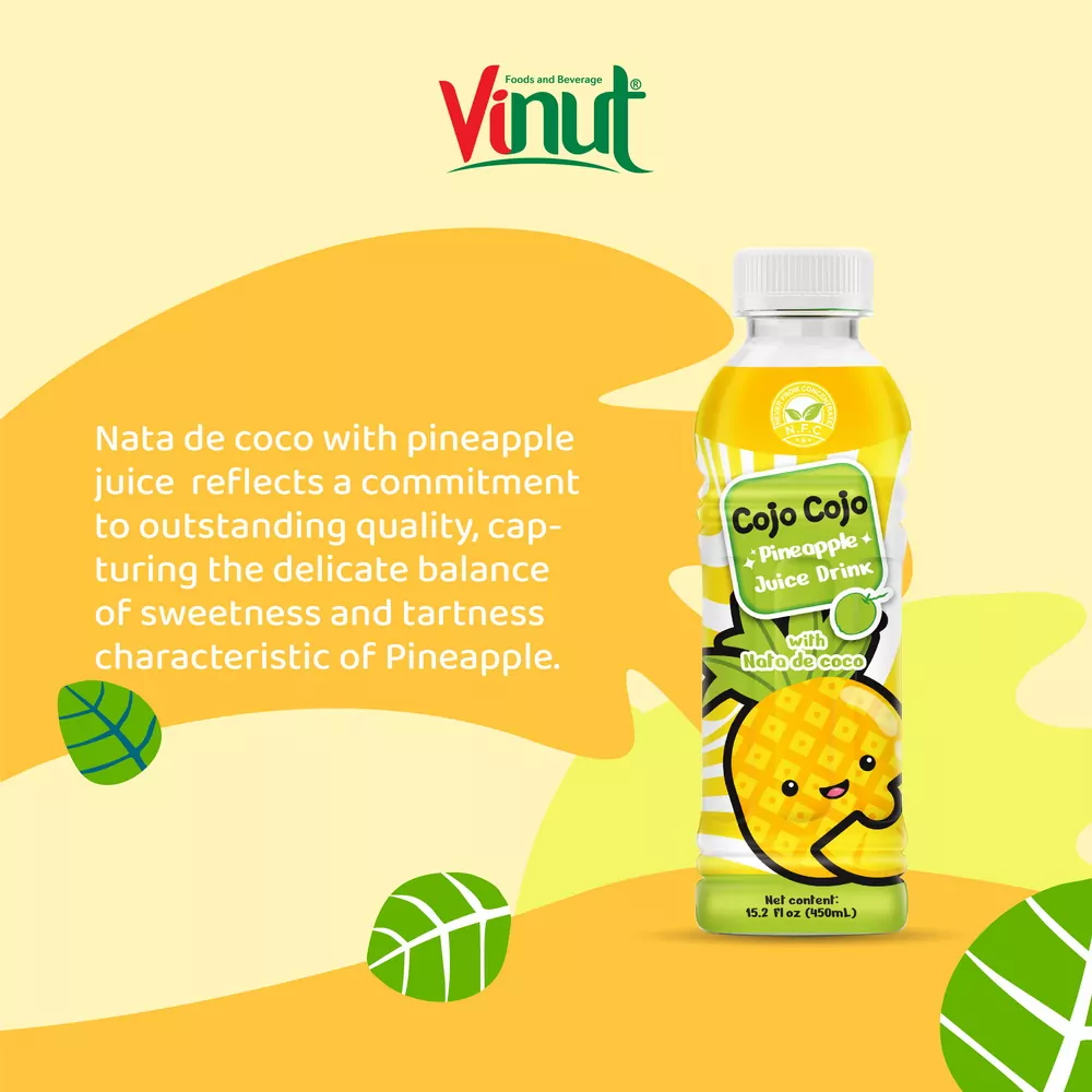 16.9 fl oz Cojo Cojo Pineapple Juice drink with Nata de coco