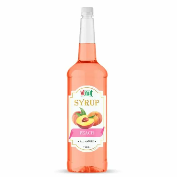 750ml Vinut Peach Syrup