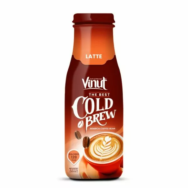 13.67 fl oz Vinut Cold Brew Arabica Latte Coffee Bean (Calories 128 Kcal)