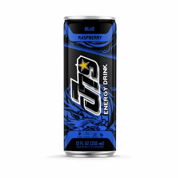 12 fl oz J79 Healthy Energy Drink (Blue Raspberry Zero Sugar Natural Caffeine Enhanced Hydration)