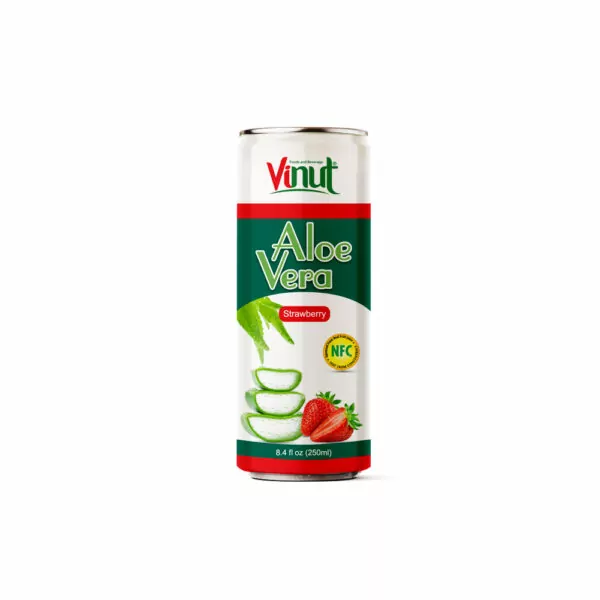8.4 fl oz Vinut Aloe Vera Drink with Strawberry