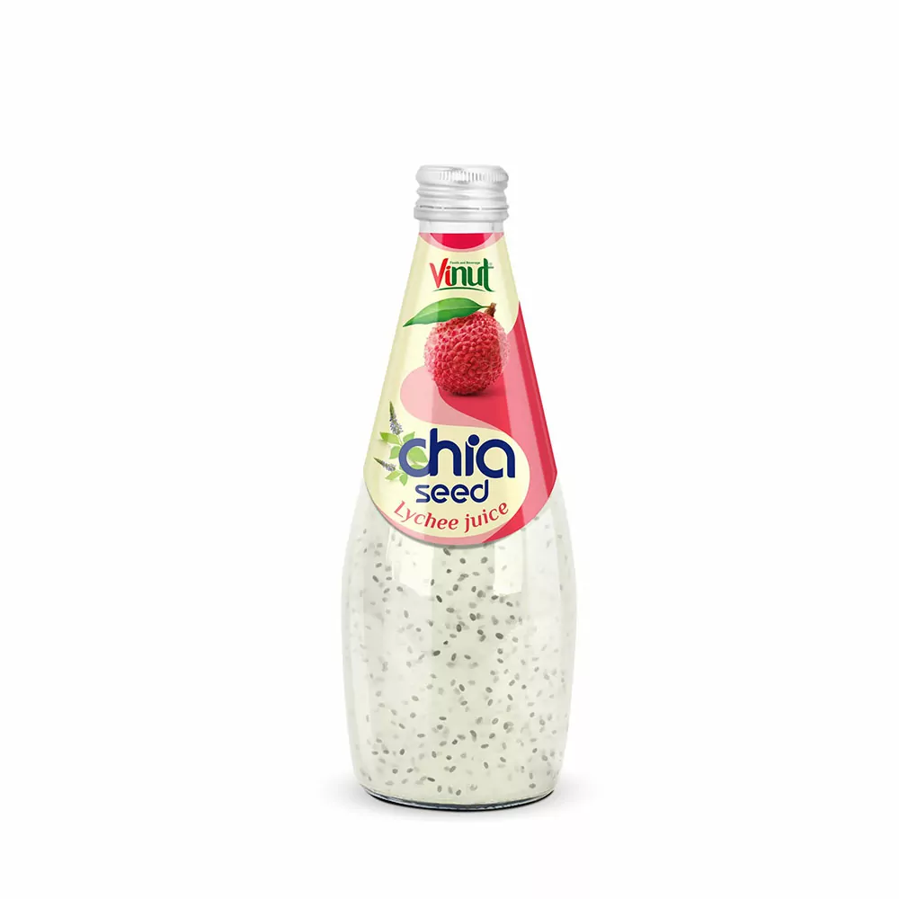 290ml Vinut Chia seed drink with Lychee juice