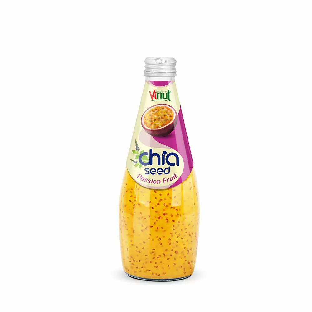 290ml Vinut Chia seed drink with Passion fruit juice