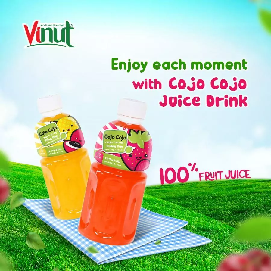 Fruit Juice with Nata de coco