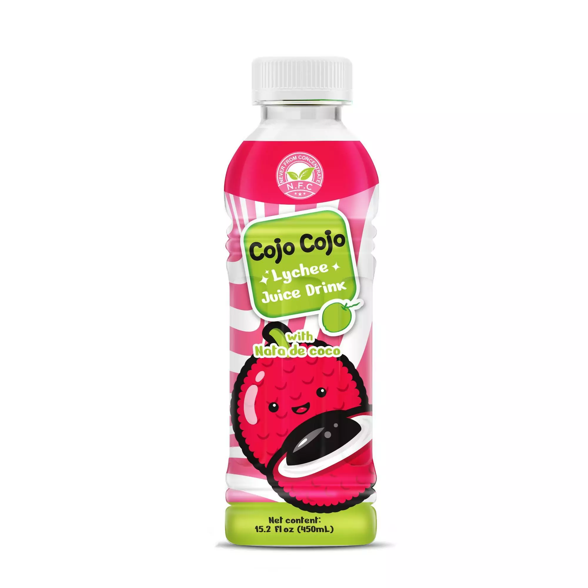 Cojo Cojo Lychee juice drink with Nata de coco