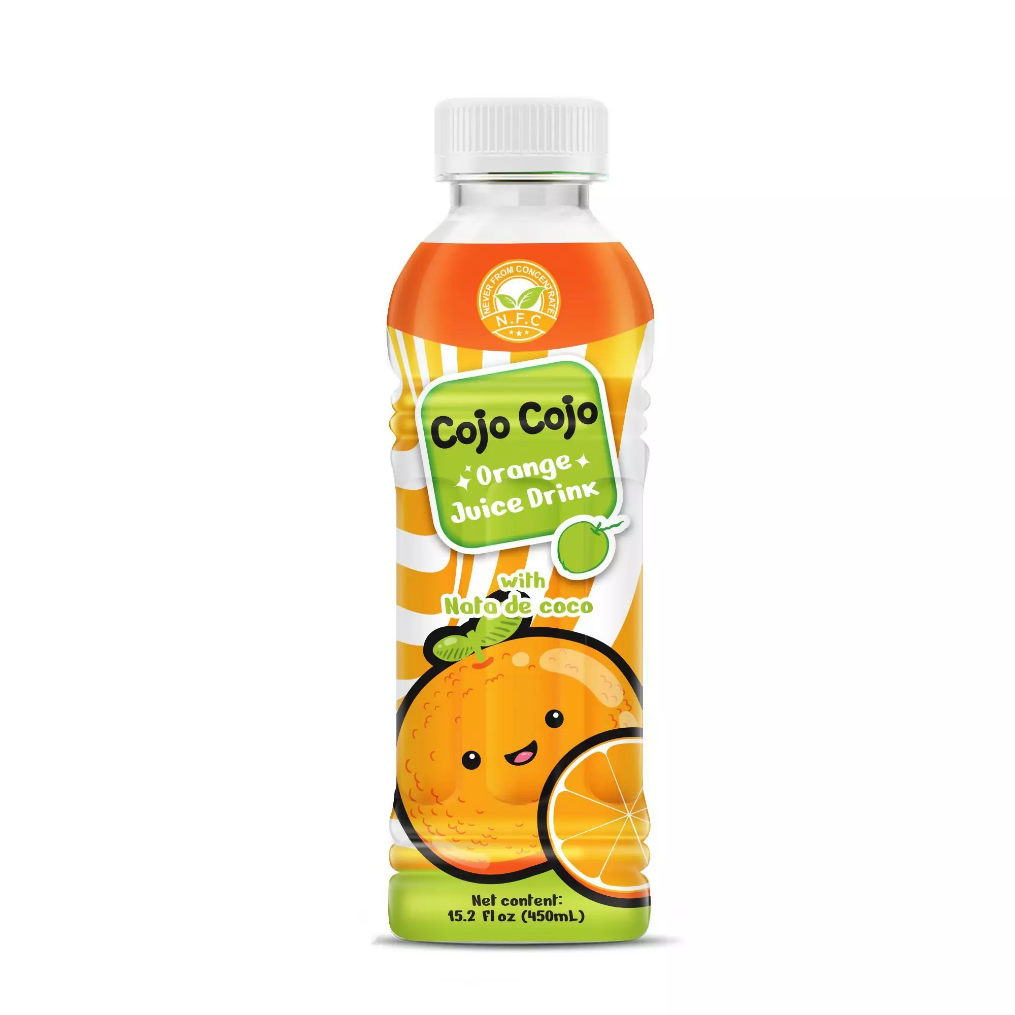 Cojo Cojo Orange juice drink with Nata de coco