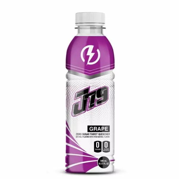 16.57 fl oz J79 Zero Sugar Grape Energy Drinks Thirst Quencher Sports Drink