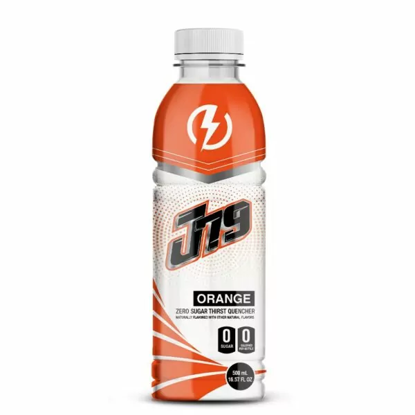 16.57 fl oz J79 Zero Sugar Orange Energy Drinks Thirst Quencher Sports Drink