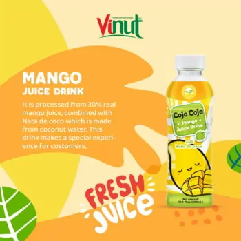 15.2 fl oz Cojo Cojo Mango juice drink with Nata de coco