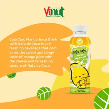 15.2 fl oz Cojo Cojo Mango juice drink with Nata de coco