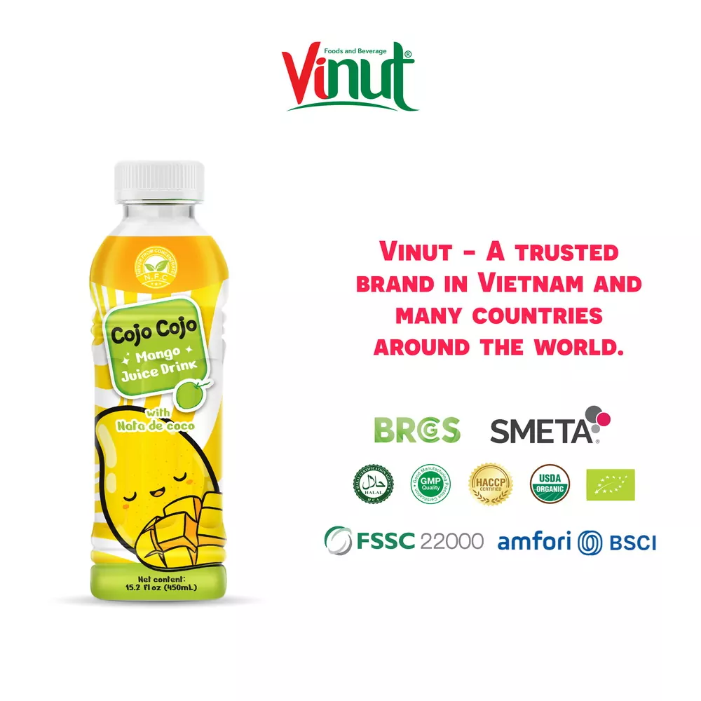 15.2 fl oz Cojo Cojo Mango juice drink with Nata de coco