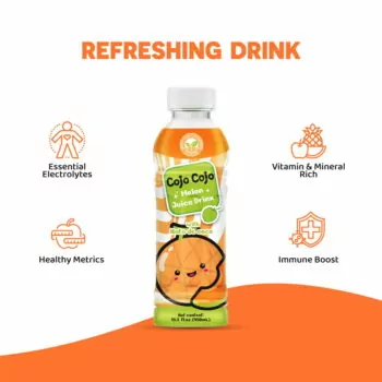 15.2 fl oz Cojo Cojo Melon juice drink with Nata de coco