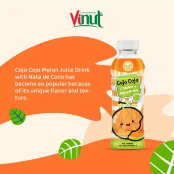 15.2 fl oz Cojo Cojo Melon juice drink with Nata de coco