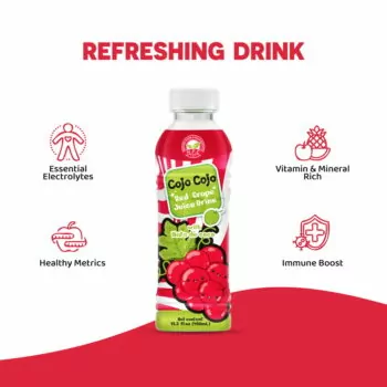 15.2 fl oz Cojo Cojo Red Grape juice drink with Nata de coco