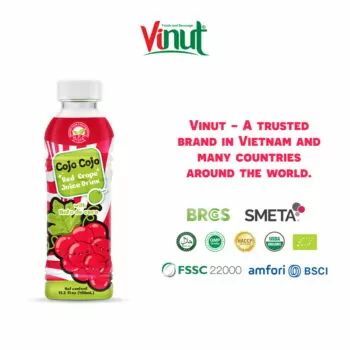 15.2 fl oz Cojo Cojo Red Grape juice drink with Nata de coco