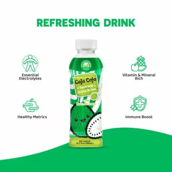 15.2 fl oz Cojo Cojo Soursop juice drink with Nata de coco