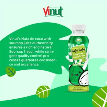 15.2 fl oz Cojo Cojo Soursop juice drink with Nata de coco
