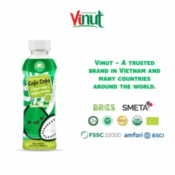 15.2 fl oz Cojo Cojo Soursop juice drink with Nata de coco