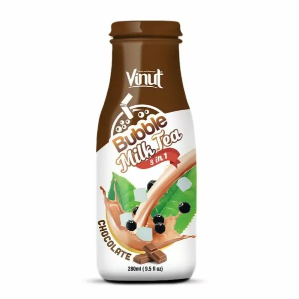 280ml VINUT Bottle Bubble milk tea 3 in 1 with Chocolate