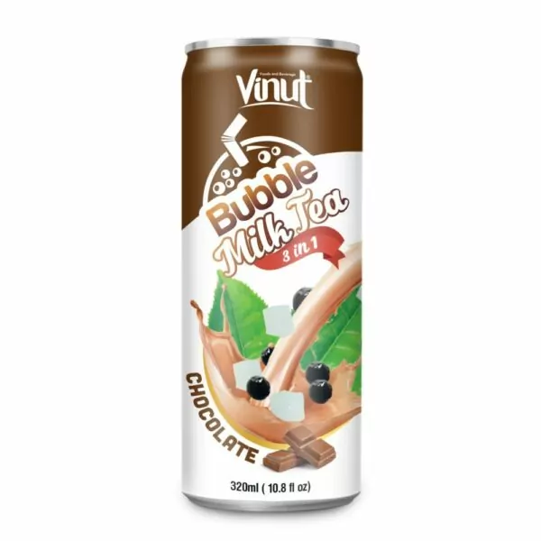 320ml VINUT Canned Bubble milk tea 3 in 1 with Chocolate