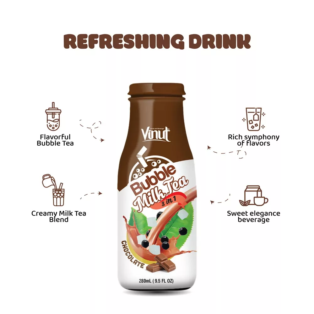 Bubble milk tea Chocolate 290ml 02