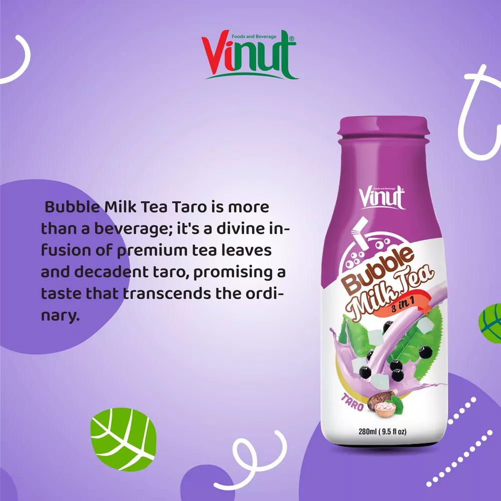 Bubble milk tea TARO 290ml 03