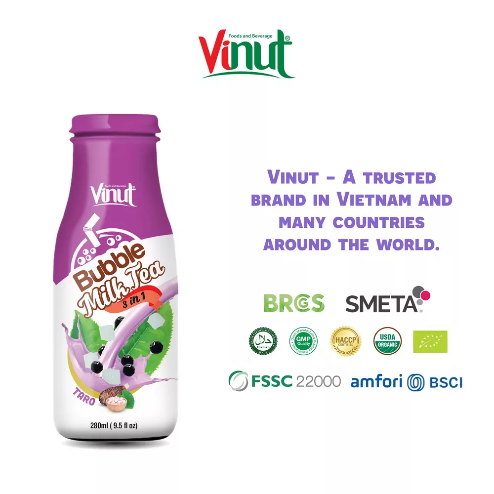 Bubble milk tea TARO 290ml 04