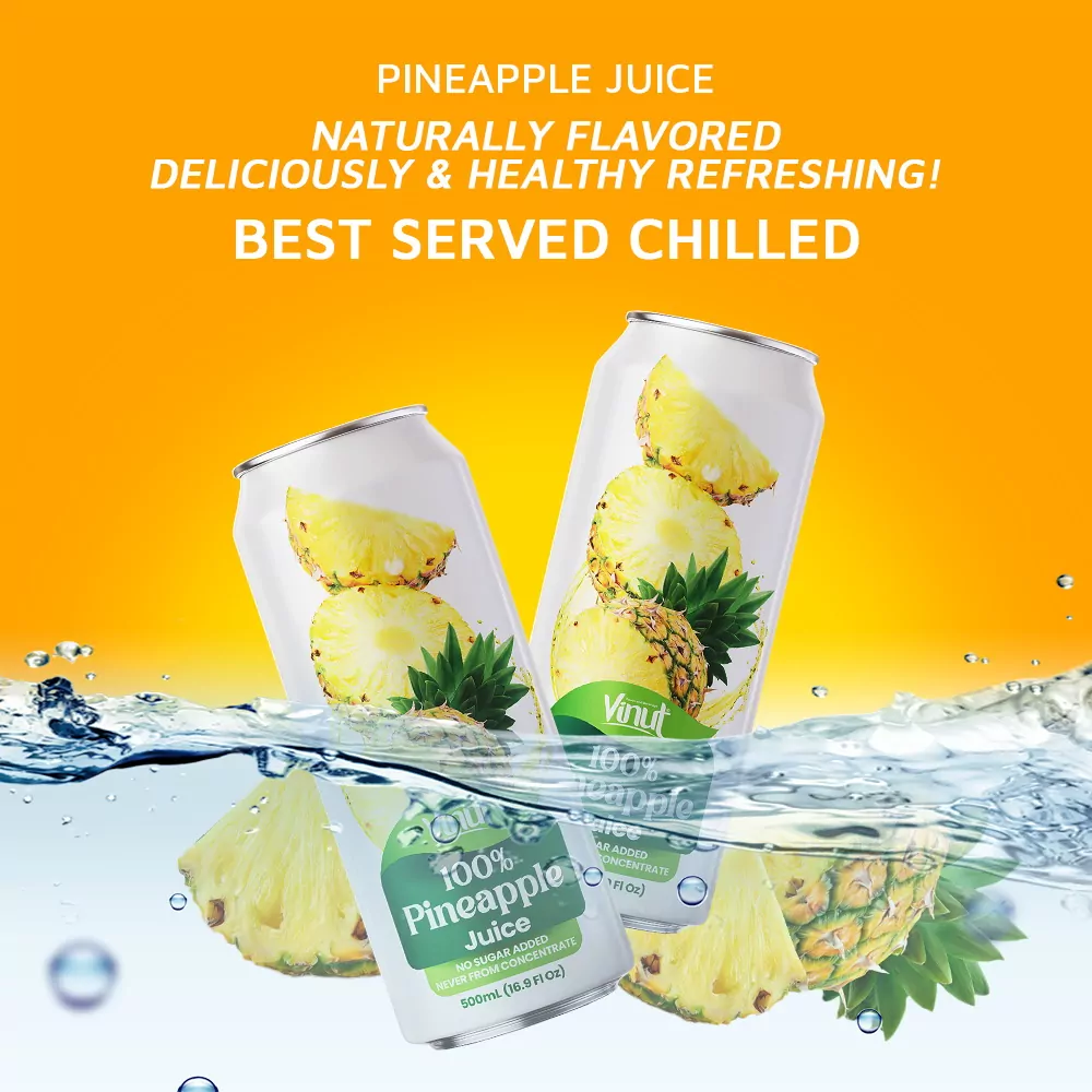 16.9 fl oz Vinut 100% NFC Pineapple Juice Drink (No Sugar Added)
