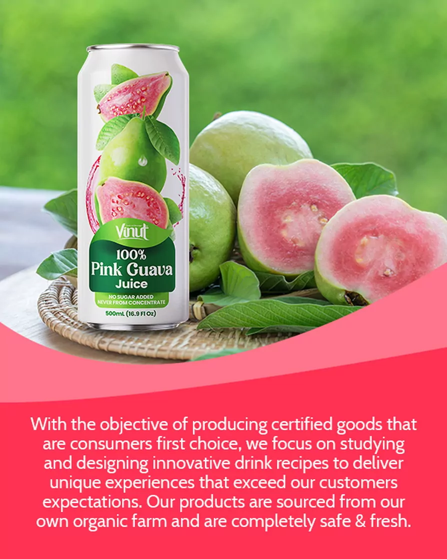 100% Pink Guava Juice drink vinut without pulp 600x750_1