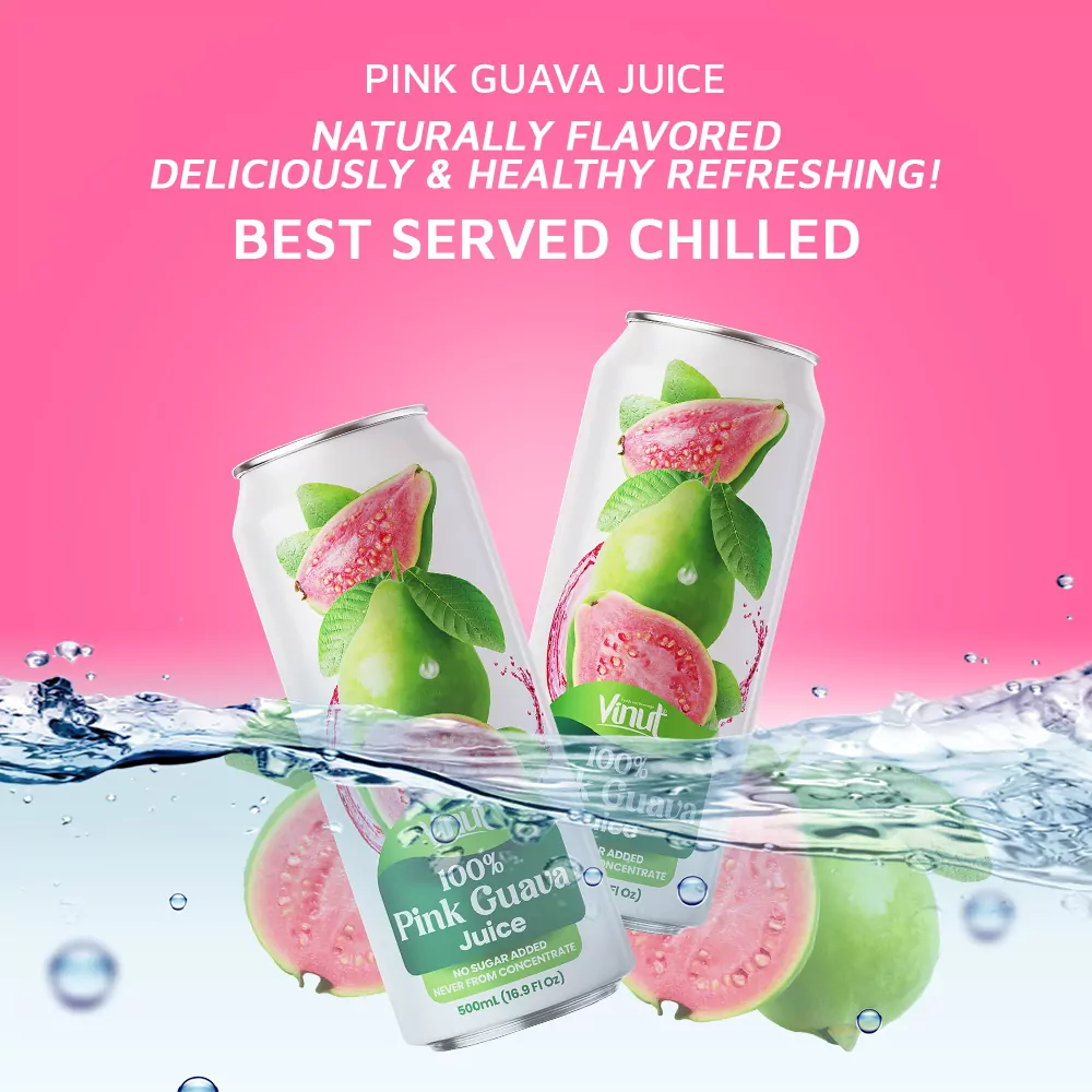 100 Pink Guava Juice drink