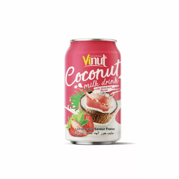11.1 fl oz Vinut Coconut Milk with Strawberry Flavor