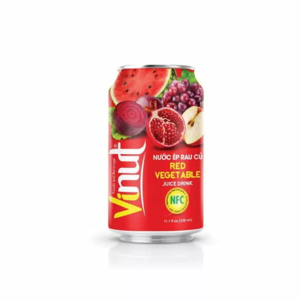 11.1 fl oz Vinut Red Vegetable Juice Drink (Grape, Beetroot, Apple, Watermelon, Pomegranate)