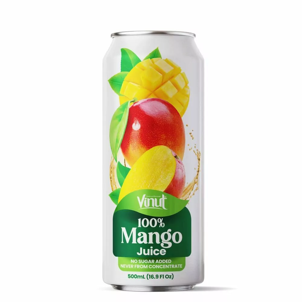 16.9 fl oz Vinut 100 NFC Mango Juice drink No Sugar Added