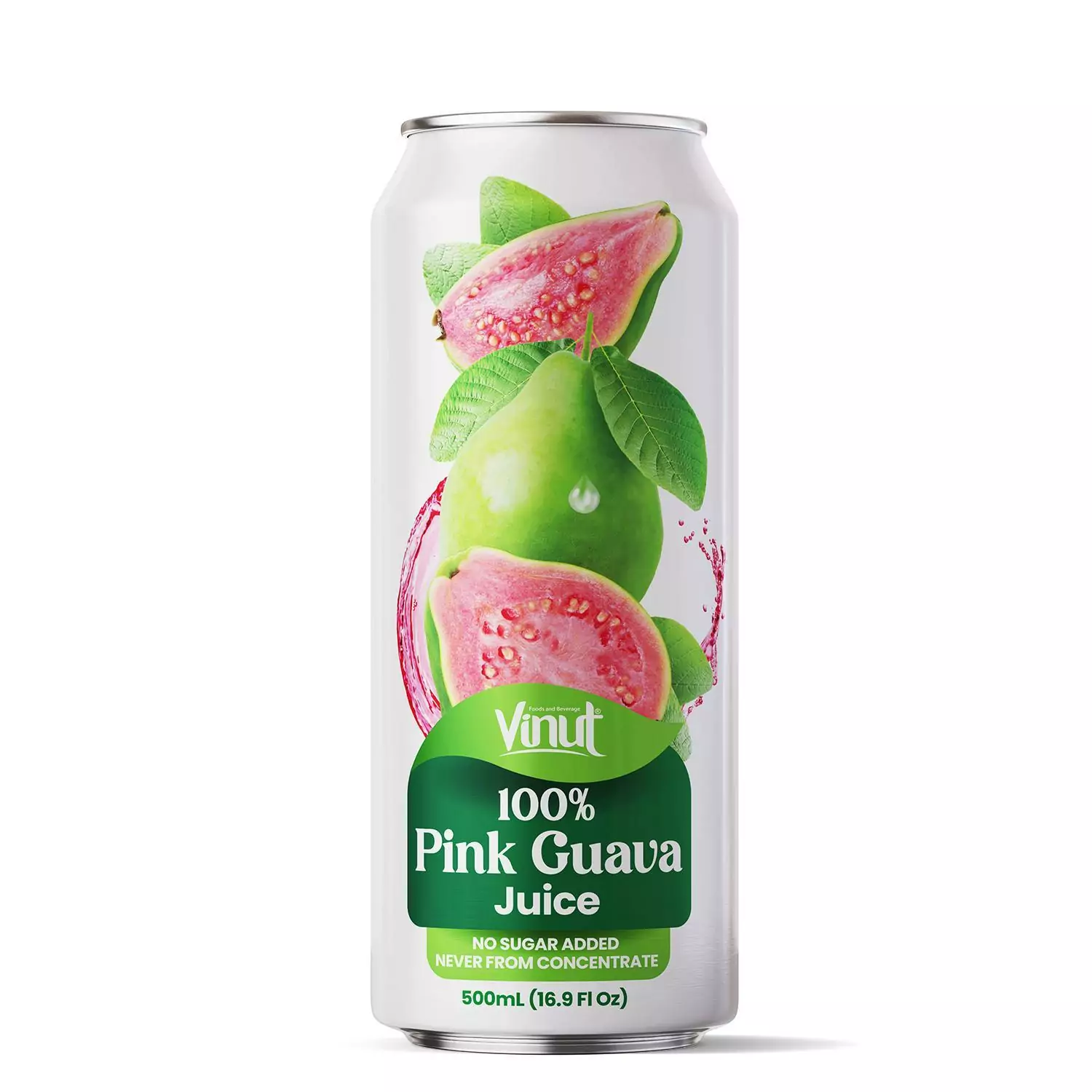16.9 fl oz Vinut 100 NFC Pink Guava Juice drink No Sugar Added