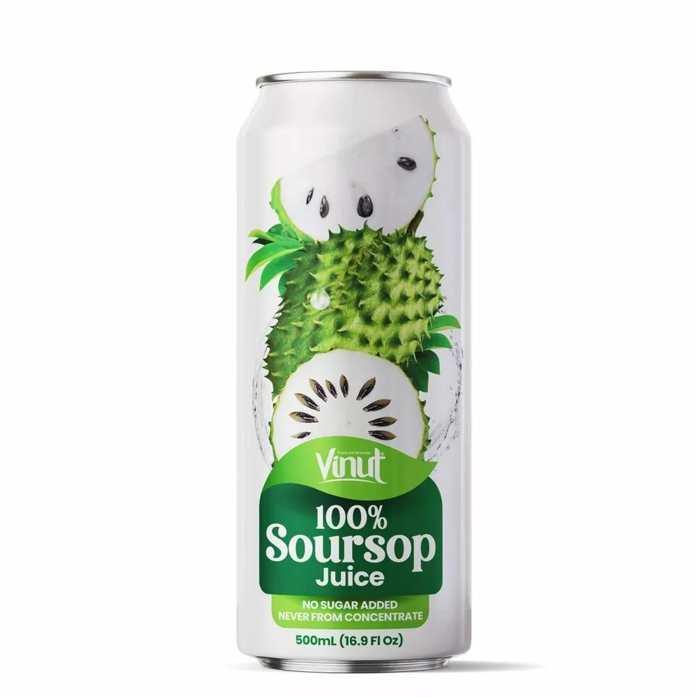 16.9 fl oz Vinut 100 NFC Soursop Juice drink No Sugar Added