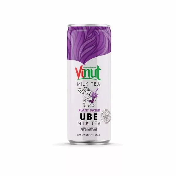 250ml Vinut UBE Milk Tea Plant-Based (Non-caffeinated, Non-GMO )  Pack of 12