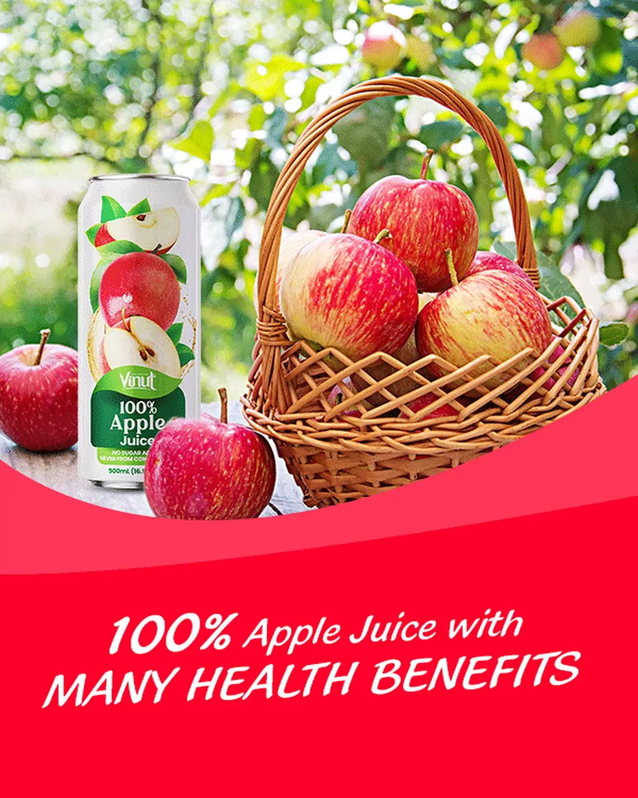 Apple Juice drink vinut without pulp 600x750