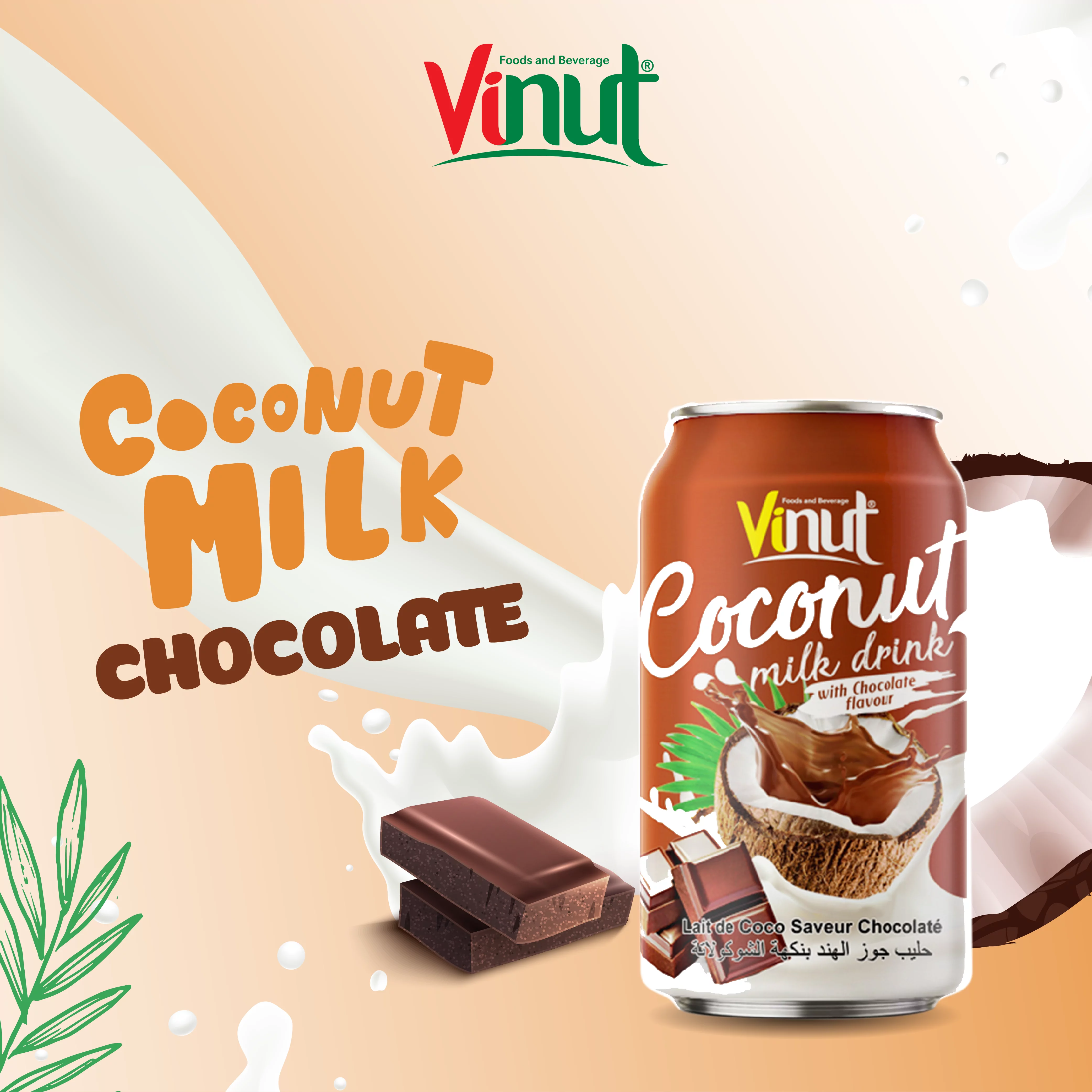 11.1 fl oz Vinut Coconut Milk with Chocolate Flavor