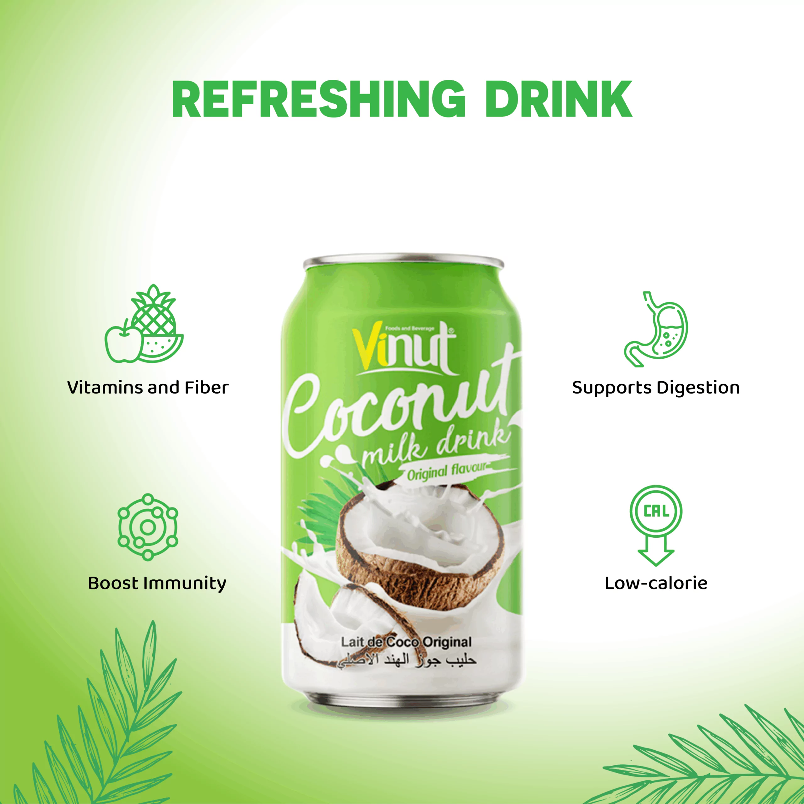 11.1 fl oz Vinut Coconut Milk Original
