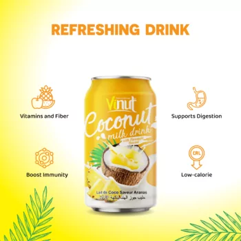 11.1 fl oz Vinut Coconut Milk with Pineapple Flavor