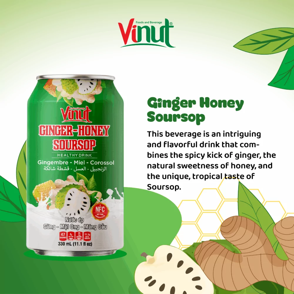 Ginger Honey Soursop 330ml 01