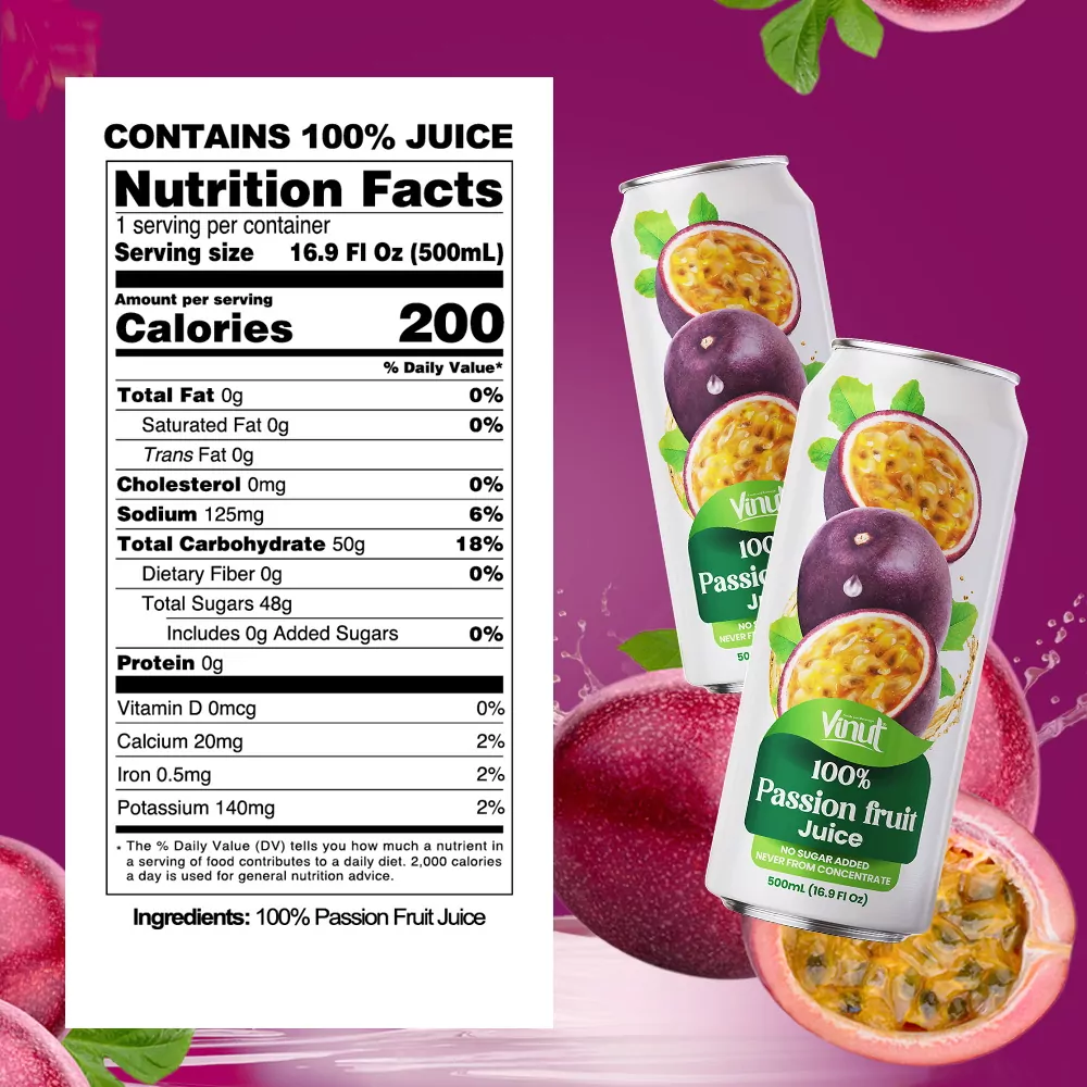 Passion Juice drink vinut without